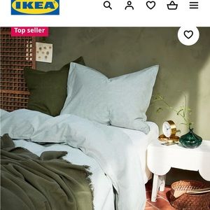 IKEA King Size 100% Cotton Duvet Cover and Shams